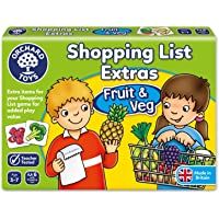 Los mejores  - Orchard Toys - Juego Adicional de Tarjetas ilustradas de Frutas y Verduras para Shopping List